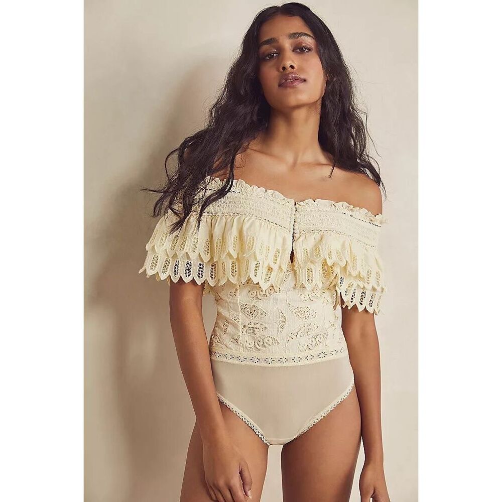Free People Oh Cherie Bodysuit
